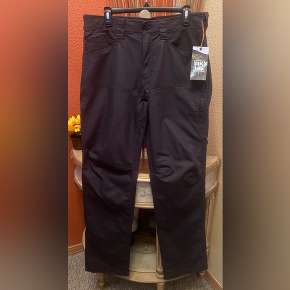 New-Duluth Trading Co Black Mens AKHG Stone Run Relaxed Fit Pants